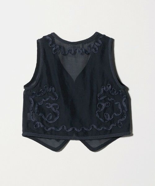 UNITED ARROWS / ユナイテッドアローズ ベスト | ＜Marilyn Moon＞コード エンブロイダリー ベスト | 詳細3