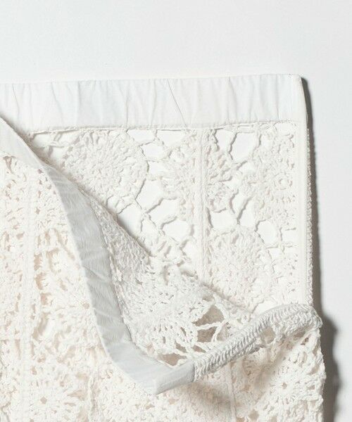 UNITED ARROWS / ユナイテッドアローズ Tシャツ | ＜Marilyn Moon＞クロシェ スカート | 詳細1