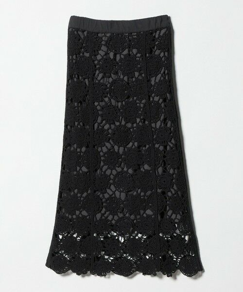 UNITED ARROWS / ユナイテッドアローズ Tシャツ | ＜Marilyn Moon＞クロシェ スカート（BLACK）