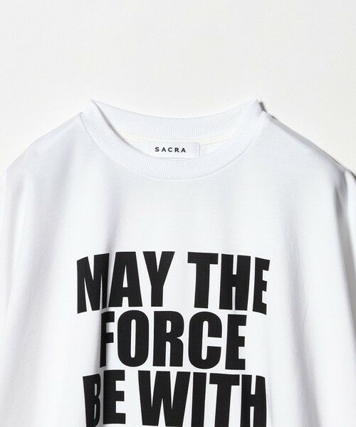 UNITED ARROWS / ユナイテッドアローズ Tシャツ | ＜SACRA＞ビッグロゴ Tシャツ | 詳細4