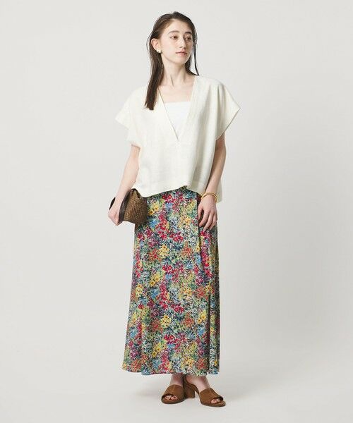 UNITED ARROWS / ユナイテッドアローズ シャツ・ブラウス | ＜SACRA＞ラスティック Vネック トップ | 詳細1