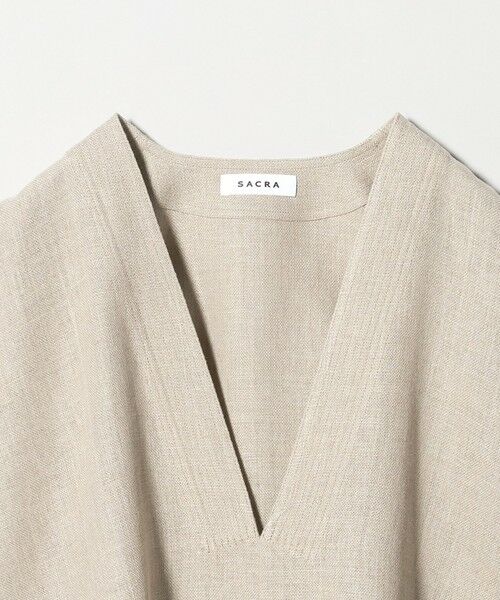UNITED ARROWS / ユナイテッドアローズ シャツ・ブラウス | ＜SACRA＞ラスティック Vネック トップ | 詳細15
