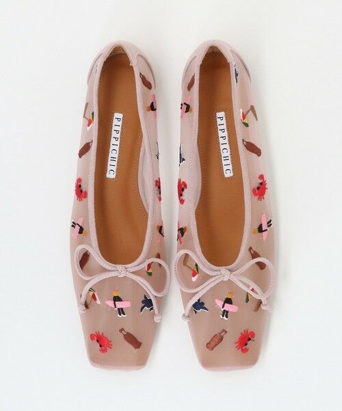 UNITED ARROWS / ユナイテッドアローズ フラットシューズ | ＜PIPPICHIC＞AMBER BLT SUMMER フラットシューズ（LT.PINK）