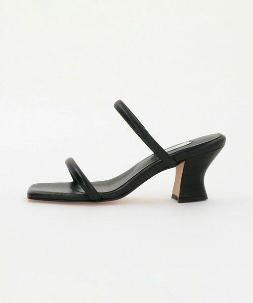 UNITED ARROWS / ユナイテッドアローズ サンダル | 2ライン ミュール/サンダル（BLACK）