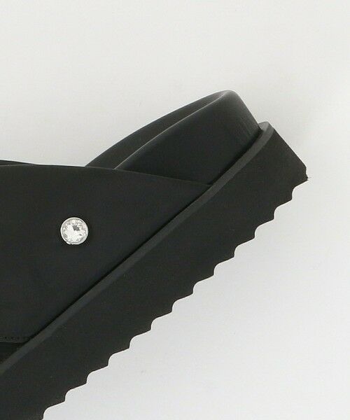 UNITED ARROWS / ユナイテッドアローズ サンダル | サテン クロス ビジュー ミュール/サンダル | 詳細3