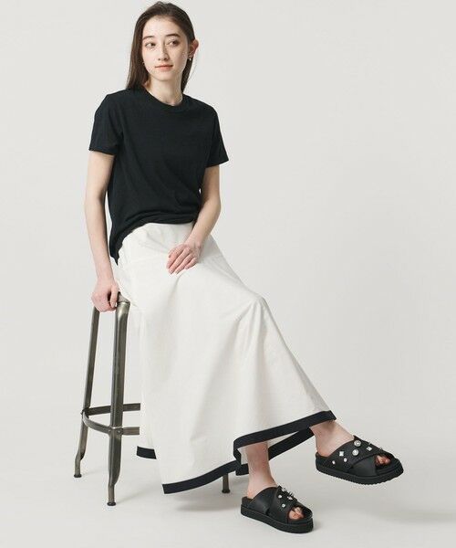 UNITED ARROWS / ユナイテッドアローズ サンダル | サテン クロス ビジュー ミュール/サンダル | 詳細2