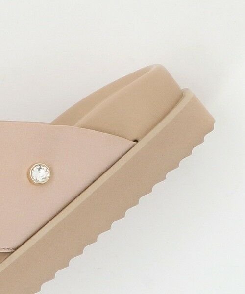 UNITED ARROWS / ユナイテッドアローズ サンダル | サテン クロス ビジュー ミュール/サンダル | 詳細6