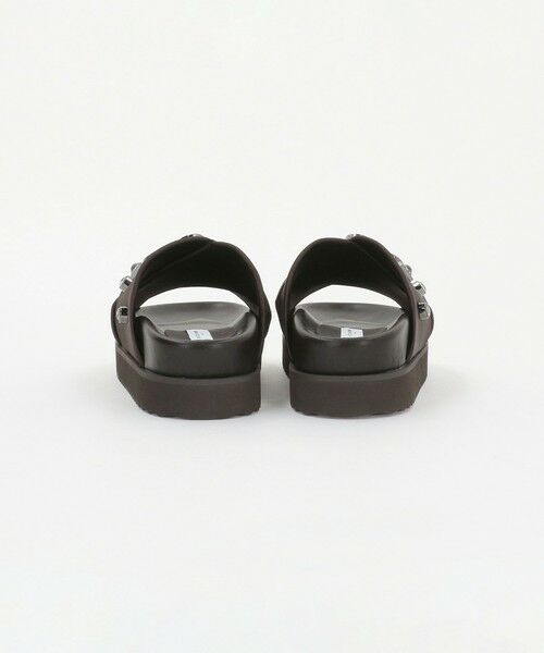 UNITED ARROWS / ユナイテッドアローズ サンダル | サテン クロス ビジュー ミュール/サンダル | 詳細10