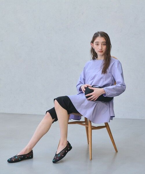 UNITED ARROWS / ユナイテッドアローズ フラットシューズ | メッシュ フラワー フラットシューズ | 詳細4