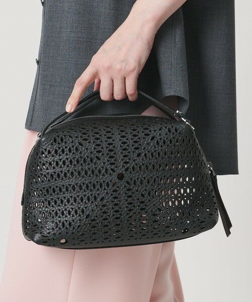 UNITED ARROWS / ユナイテッドアローズ ショルダーバッグ | ＜GIANNI CHIARINI＞ALIFA CUT M バッグ（BLACK）