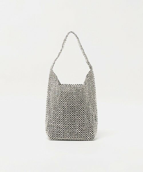UNITED ARROWS / ユナイテッドアローズ ショルダーバッグ | ビーズ ワンショルダーバッグ（SILVER）