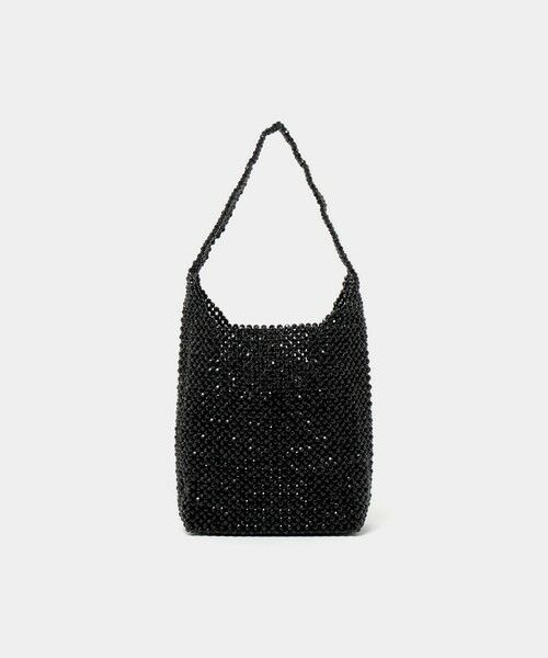 UNITED ARROWS / ユナイテッドアローズ ショルダーバッグ | ビーズ ワンショルダーバッグ（BLACK）