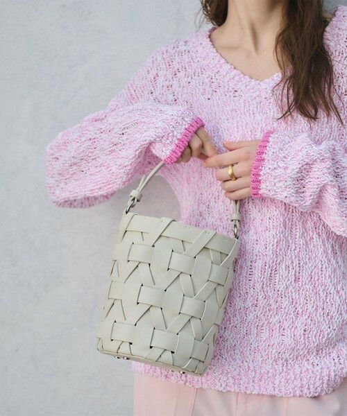 UNITED ARROWS / ユナイテッドアローズ ショルダーバッグ | パネル メッシュ バケットバッグ | 詳細1