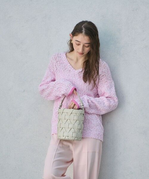 UNITED ARROWS / ユナイテッドアローズ ショルダーバッグ | パネル メッシュ バケットバッグ | 詳細2