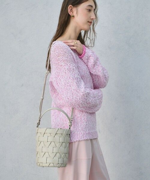 UNITED ARROWS / ユナイテッドアローズ ショルダーバッグ | パネル メッシュ バケットバッグ | 詳細3