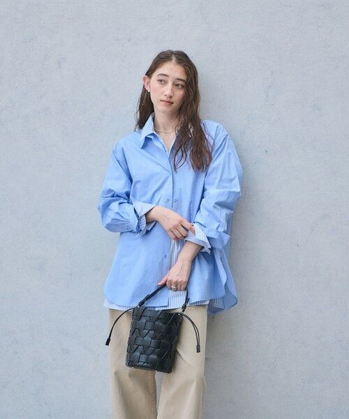 UNITED ARROWS / ユナイテッドアローズ ショルダーバッグ | パネル メッシュ バケットバッグ | 詳細10