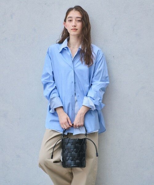 UNITED ARROWS / ユナイテッドアローズ ショルダーバッグ | パネル メッシュ バケットバッグ | 詳細11