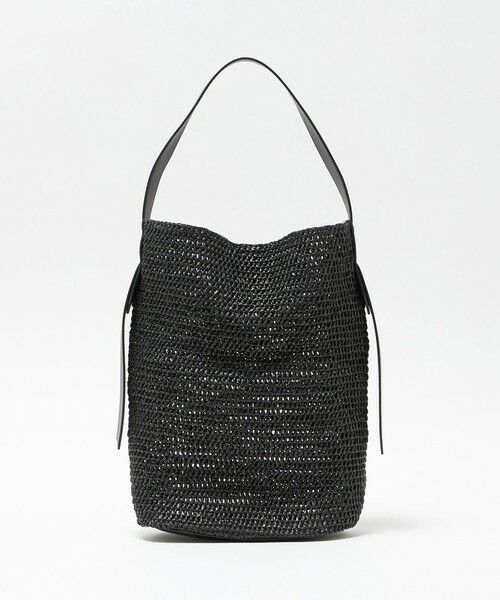 UNITED ARROWS / ユナイテッドアローズ ショルダーバッグ | PP ニッティング ワンショルダー バッグ（BLACK）