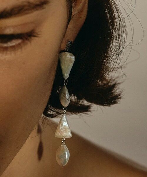 UNITED ARROWS / ユナイテッドアローズ ピアス・イヤリング | ＜IRIS 47＞MOZAIC PRL ピアス | 詳細1