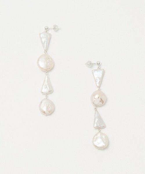 UNITED ARROWS / ユナイテッドアローズ ピアス・イヤリング | ＜IRIS 47＞MOZAIC PRL ピアス（WHITE）