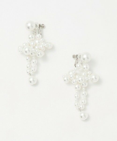 UNITED ARROWS / ユナイテッドアローズ ピアス・イヤリング | ＜IRIS 47＞CORALLO P/PL イヤリング（WHITE）