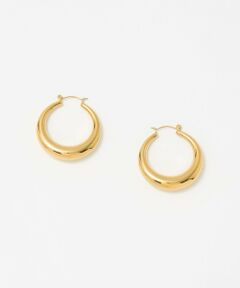 テーパード フープ ピアス