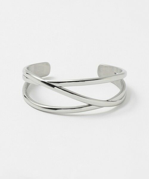 UNITED ARROWS / ユナイテッドアローズ ブレスレット・バングル | クロスライン バングル（SILVER）