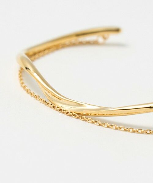UNITED ARROWS / ユナイテッドアローズ ブレスレット・バングル | ライン&チェーン バングル | 詳細3