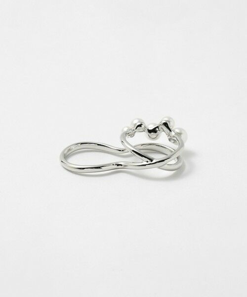 UNITED ARROWS / ユナイテッドアローズ リング | イミテーションパール ダブルリング | 詳細1