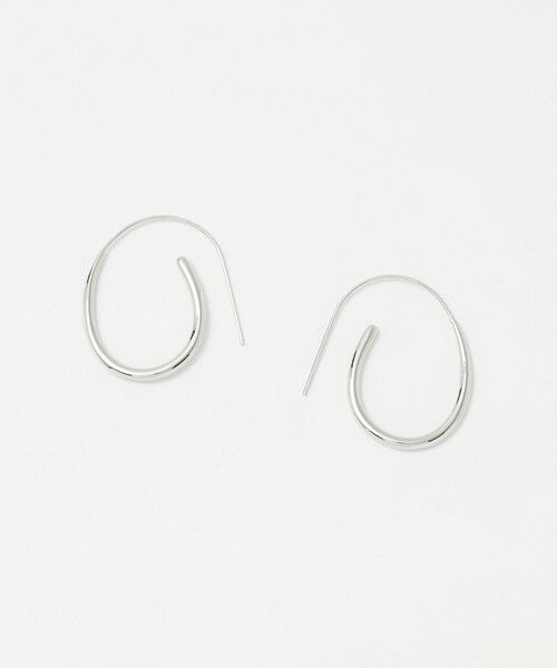 UNITED ARROWS / ユナイテッドアローズ ピアス・イヤリング | フック フープピアス（SILVER）