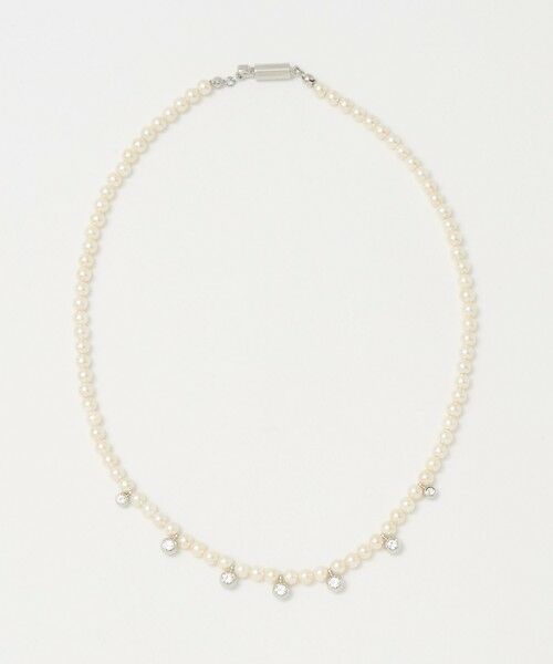 UNITED ARROWS / ユナイテッドアローズ ネックレス・ペンダント・チョーカー | 貝パール&ビジュー ネックレス（WHITE）
