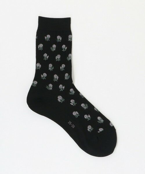 UNITED ARROWS / ユナイテッドアローズ ソックス | ＜FALKE＞FLOWERS ソックス（BLACK）