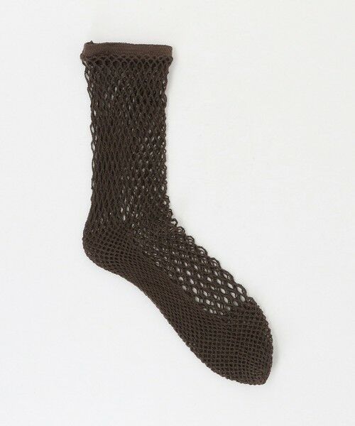 UNITED ARROWS / ユナイテッドアローズ ソックス | ＜babaco＞FISH NET ソックス（DK.BROWN）