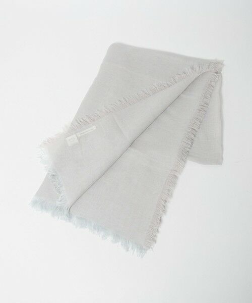 UNITED ARROWS / ユナイテッドアローズ マフラー・ショール・スヌード・ストール | ＜ASAUCE MELER＞R/LI/SI  MRG ストール（LT.GRAY）