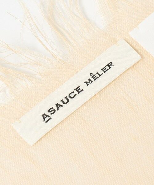 UNITED ARROWS / ユナイテッドアローズ マフラー・ショール・スヌード・ストール | ＜ASAUCE MELER＞R/LI/SI  MRG ストール | 詳細11