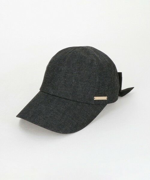 UNITED ARROWS / ユナイテッドアローズ キャップ | ＜Athena New York＞BECKY リボン キャップ（BLACK）