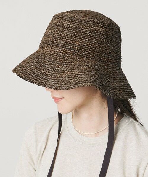 UNITED ARROWS / ユナイテッドアローズ ハット | ラフィア/リボン ハット UV | 詳細24