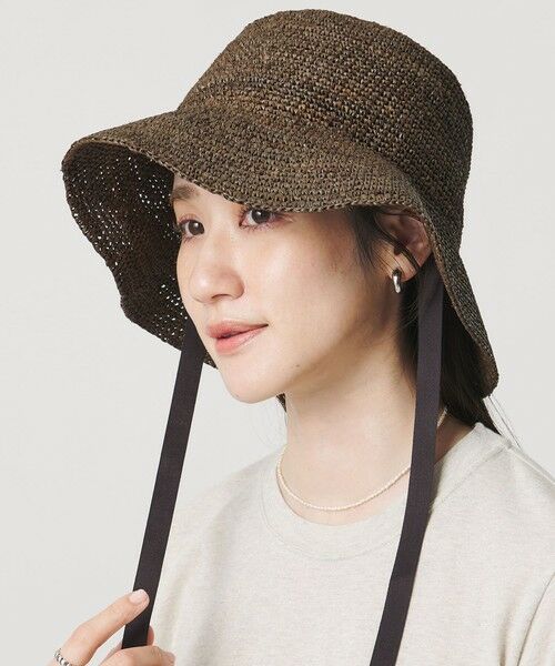 UNITED ARROWS / ユナイテッドアローズ ハット | ラフィア/リボン ハット UV | 詳細25