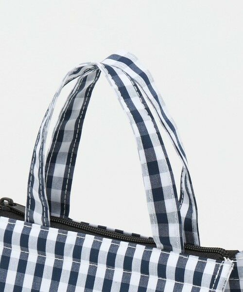 UNITED ARROWS / ユナイテッドアローズ トートバッグ | ギンガムチェック ロゴ ランチバッグ | 詳細11