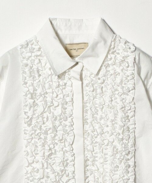 UNITED ARROWS / ユナイテッドアローズ シャツ・ブラウス | ファブリカ ミニフリル シャツ | 詳細1