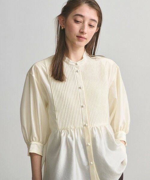 UNITED ARROWS / ユナイテッドアローズ シャツ・ブラウス | シルキー ピンタック ブラウス ‐ウォッシャブル‐ | 詳細1