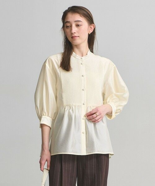 UNITED ARROWS / ユナイテッドアローズ シャツ・ブラウス | シルキー ピンタック ブラウス ‐ウォッシャブル‐ | 詳細3