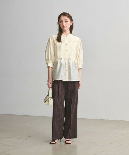 UNITED ARROWS / ユナイテッドアローズ シャツ・ブラウス | シルキー ピンタック ブラウス ‐ウォッシャブル‐ | 詳細4