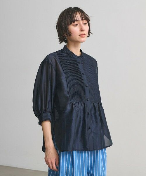 UNITED ARROWS / ユナイテッドアローズ シャツ・ブラウス | シルキー ピンタック ブラウス ‐ウォッシャブル‐ | 詳細9