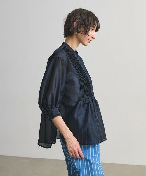 UNITED ARROWS / ユナイテッドアローズ シャツ・ブラウス | シルキー ピンタック ブラウス ‐ウォッシャブル‐ | 詳細10