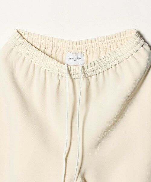 UNITED ARROWS / ユナイテッドアローズ その他パンツ | COMFY クロップド ワイドパンツ ホワイト ‐防汚 UVカット ウォッシャブル‐ | 詳細4