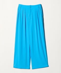 UNITED ARROWS / ユナイテッドアローズ スラックス・ドレスパンツ | ジャージー タック ワイドパンツ ‐ウォッシャブル‐