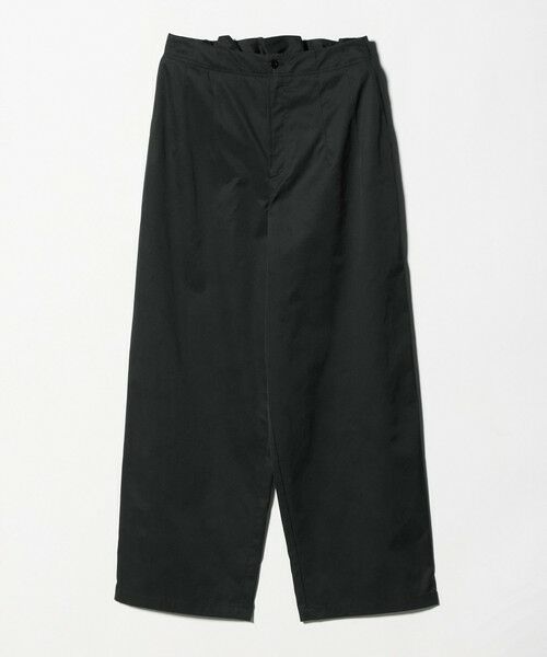 UNITED ARROWS / ユナイテッドアローズ チノ・ワークパンツ | バック ギャザー リボンデザイン パンツ（BLACK）