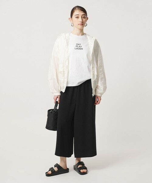 UNITED ARROWS / ユナイテッドアローズ ショート・ハーフ・半端丈パンツ | COMFY クロップド ワイドパンツ ‐防汚 UVカット ウォッシャブル‐ | 詳細1