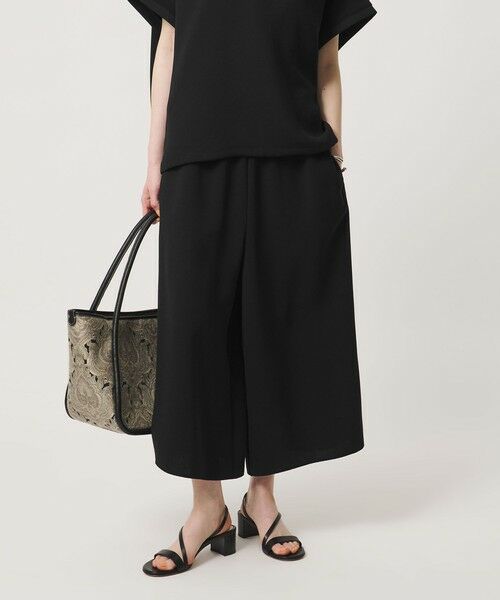 UNITED ARROWS / ユナイテッドアローズ ショート・ハーフ・半端丈パンツ | COMFY クロップド ワイドパンツ ‐防汚 UVカット ウォッシャブル‐ | 詳細2